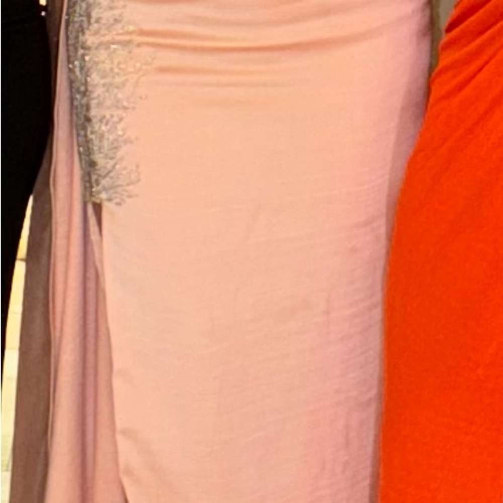 Salmon gown custom